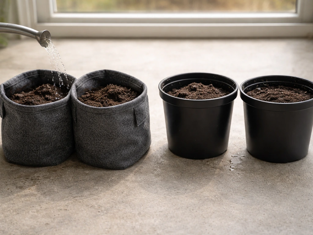 grow bag vs pot